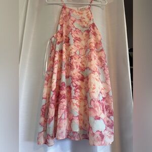 Pink Pastel Floral Dress